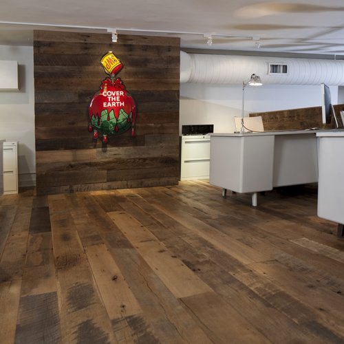 Antique floors in a distressed style in Phoenix, AZ at Artisan Wood Floor