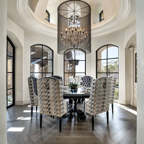 Breakfast Nook Design Floor - 11200 E Canyon Cross Way, Scottsdale, AZ at Artisan Wood Floor