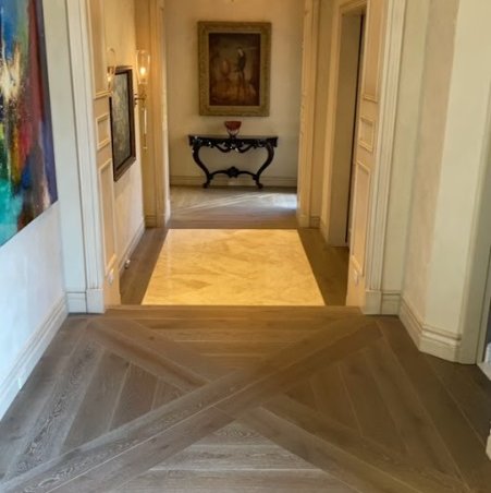 x marks the spot - Fratantoni Interior Design constructed by Casa de Vis by Artisan Wood Floor in Phoenix, AZ