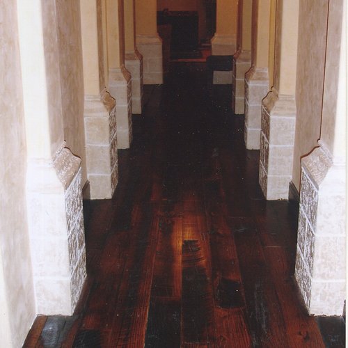 Hallway floors in Phoenix, AZ by Artisan Wood Floor
