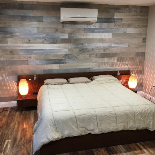 Accent Walls at artisan wood floor