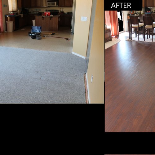LAMINATE in Phoenix, AZ at Artisan Wood Floor (Before and After)